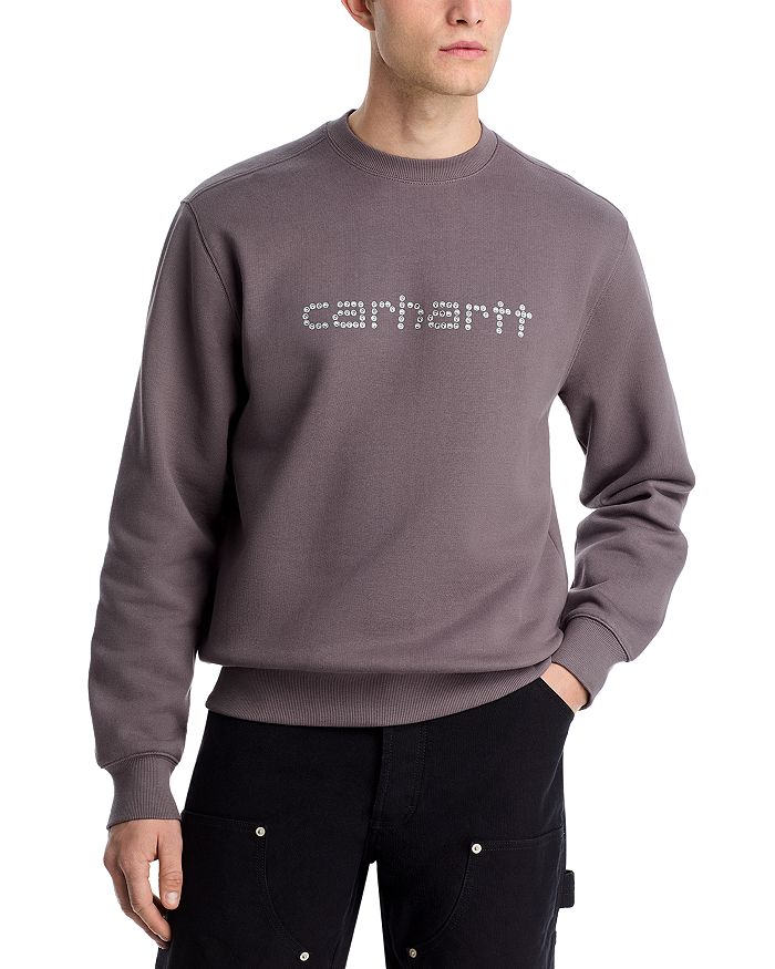 

Толстовка с логотипом Carhartt Rivet Script Carhartt WIP, серый