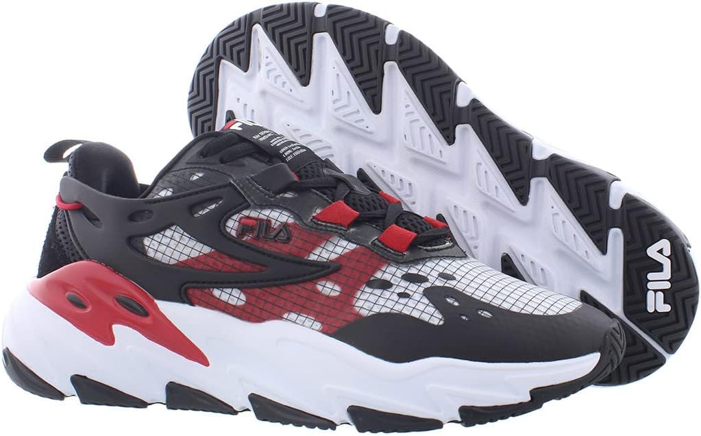 Мужские кроссовки Fila Ray Tracer Evo, белый/черный/красный — фото 2