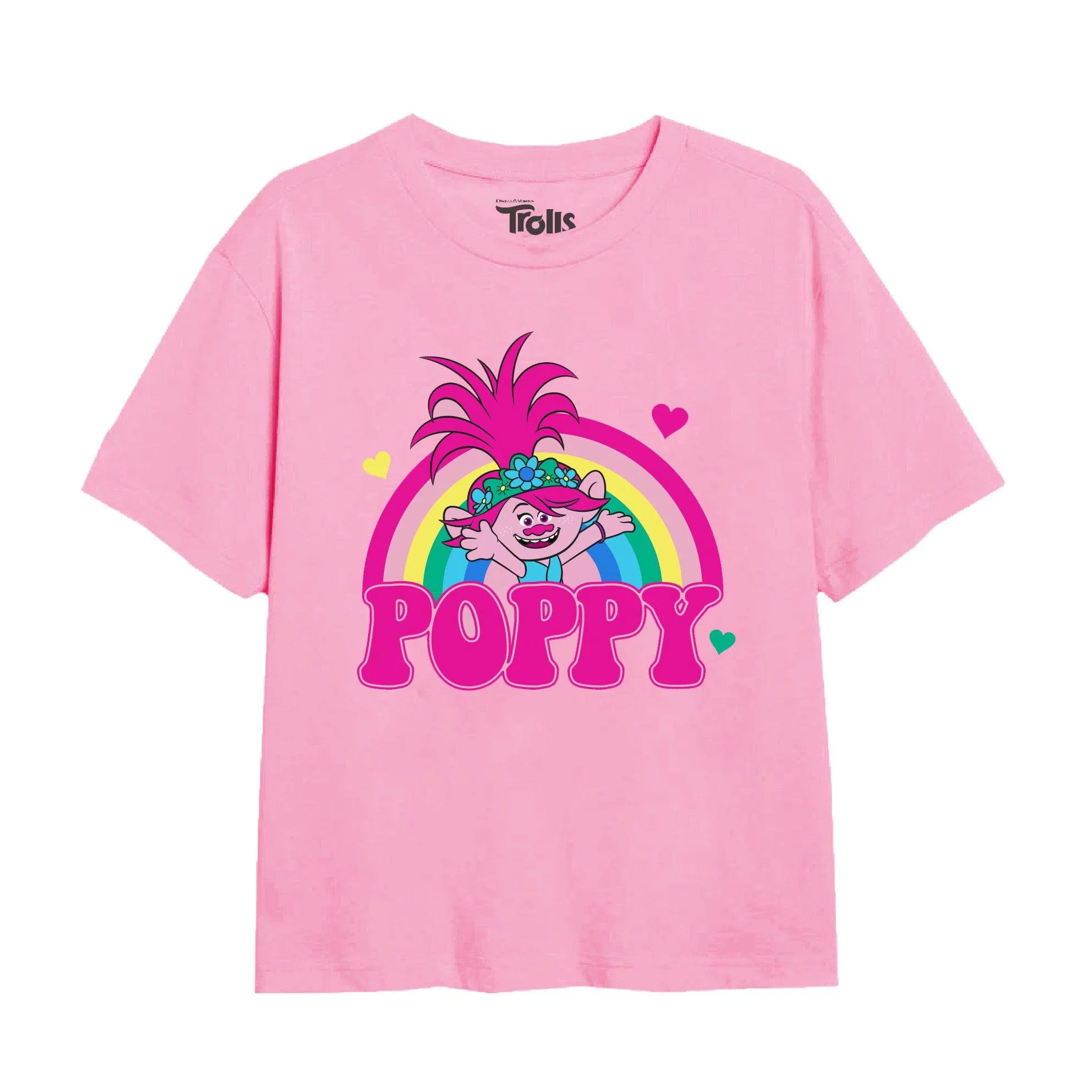 

Футболка «Поппи Радуга» Trolls, розовый