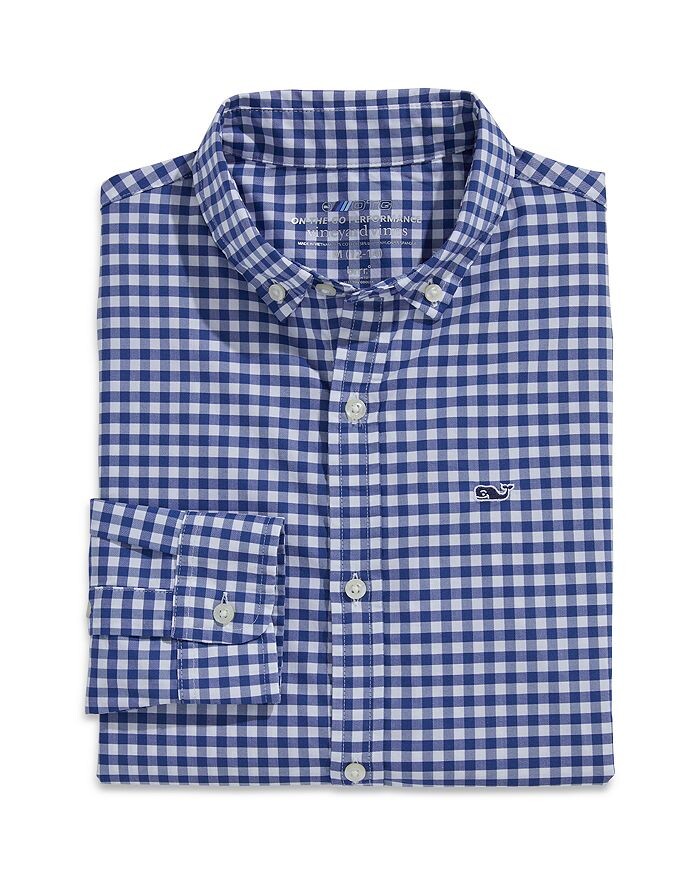 

Рубашка на пуговицах в клетку Brrr° для мальчиков Vineyard Vines - Little Kid, Big Kid, синий