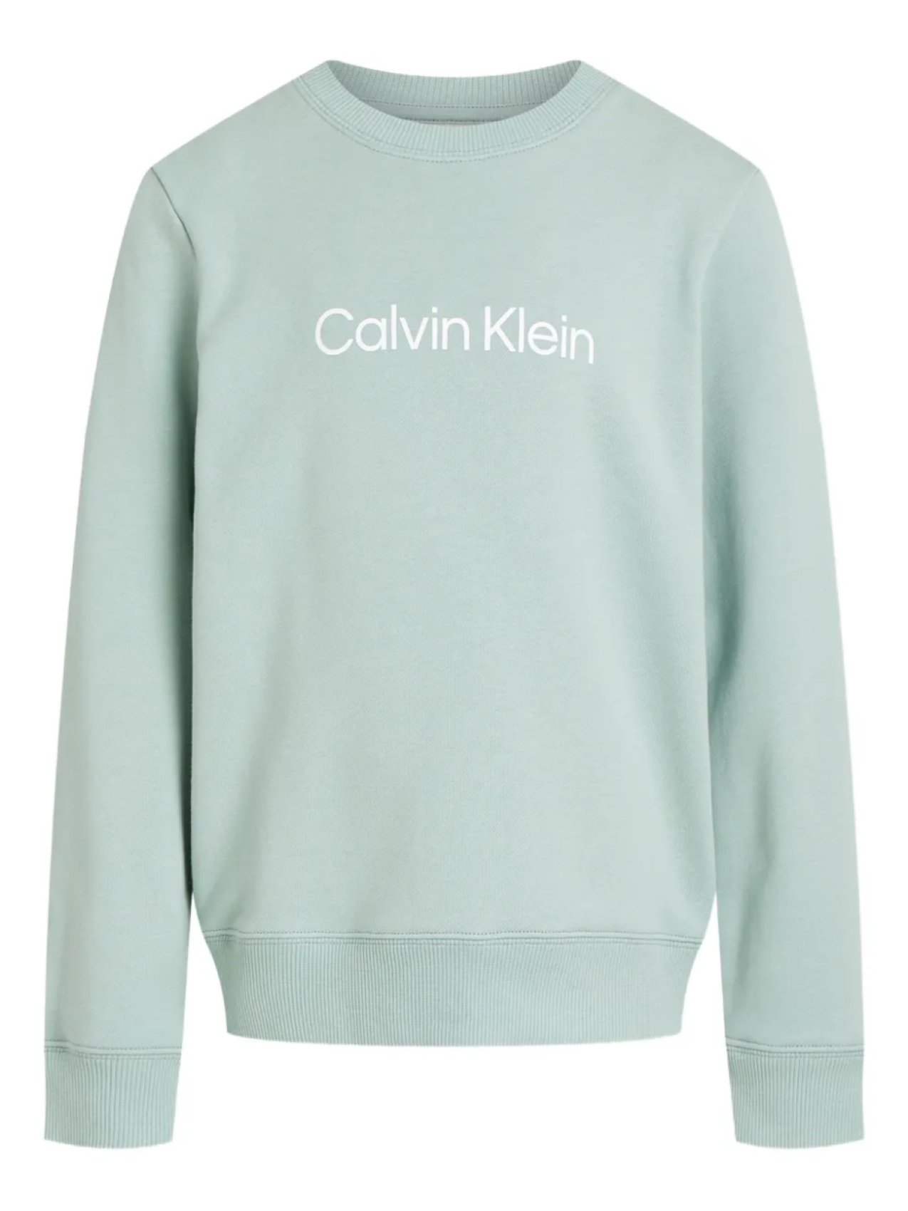 

Хлопковая толстовка Calvin Klein Kids, зеленый