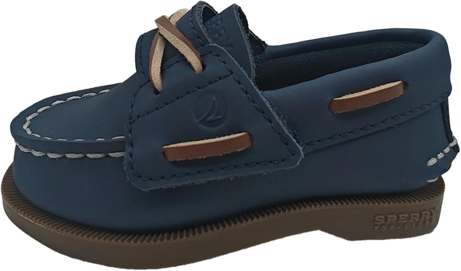 Детские унисекс туфли Sperry Original Boat Shoe, темно-синий — фото 4