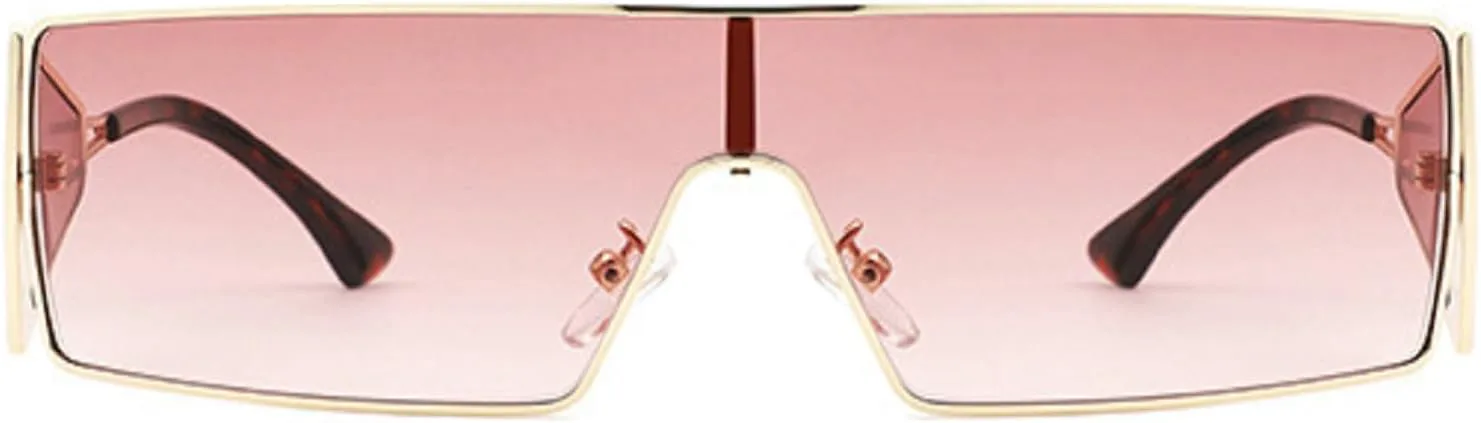 

Модные ретро-солнцезащитные очки квадратной формы для женщин и мужчин, винтажные летние очки с плоской верхней частью и градиентным переходом цвета mincl, Pink