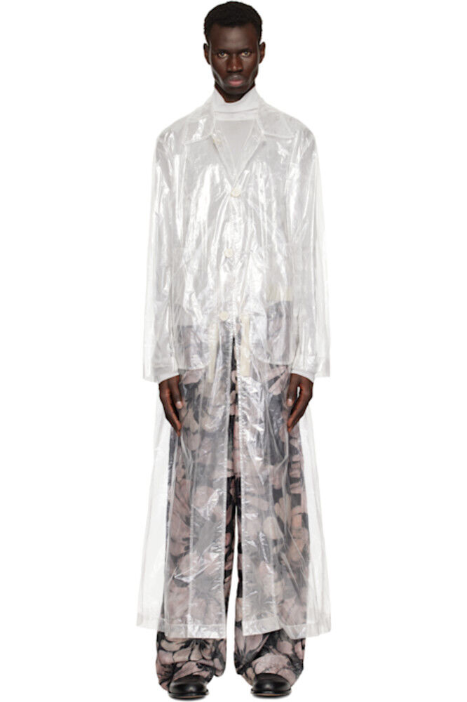

Прозрачное нейлоновое пальто Dries Van Noten