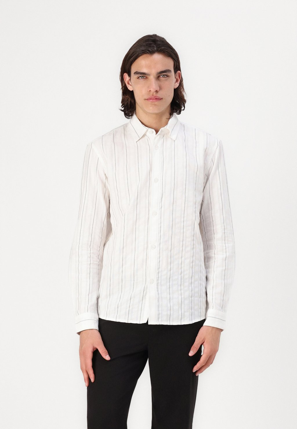 

Рубашка RELAXED SHIRT TOM TAILOR DENIM, кремовый