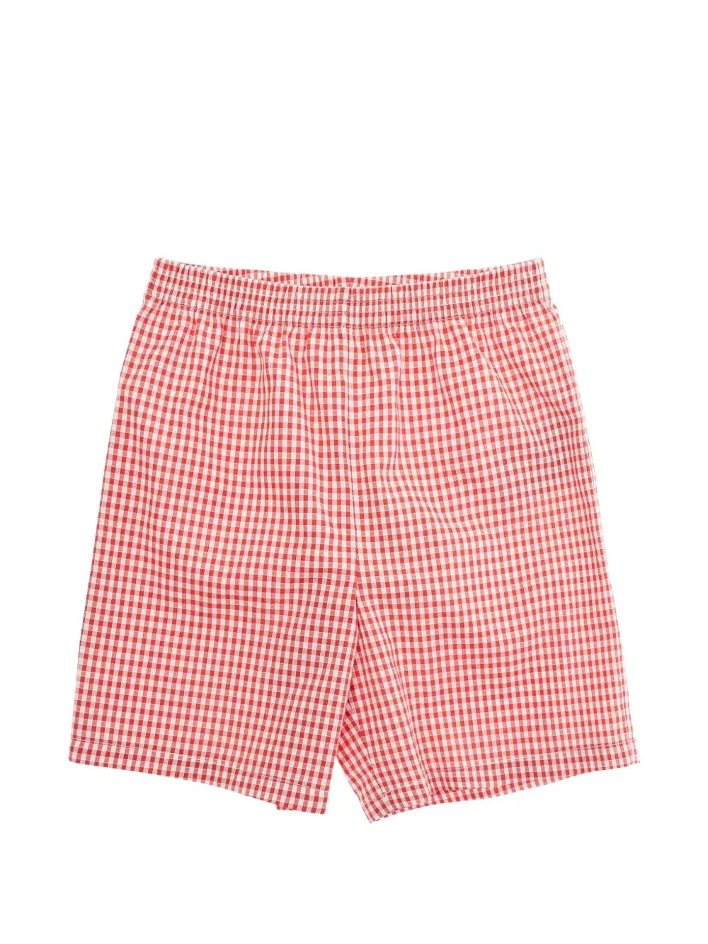 Шорты в клетку Gucci Kids, красный