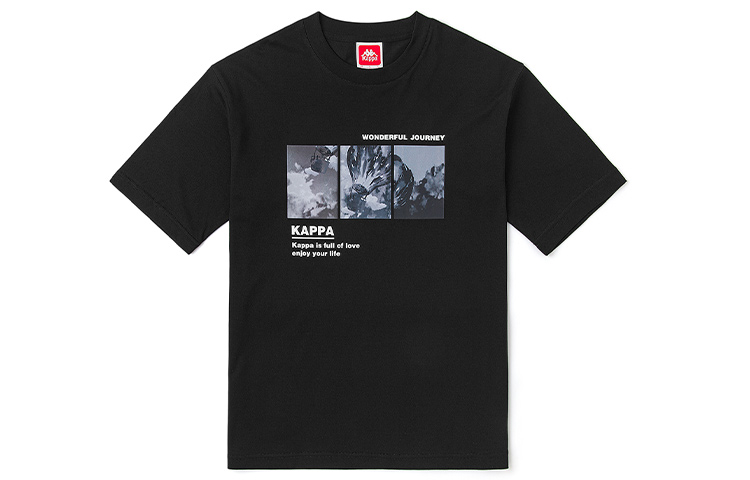 

Футболка оверсайз с каплевидным плечом Unisex Kappa, Таинственный фиолетовый-4553