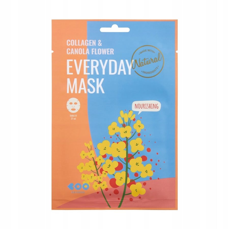 

Питательная тканевая маска DEARBOO COLLAGEN & RAPESAK, 27 мл Inna marka
