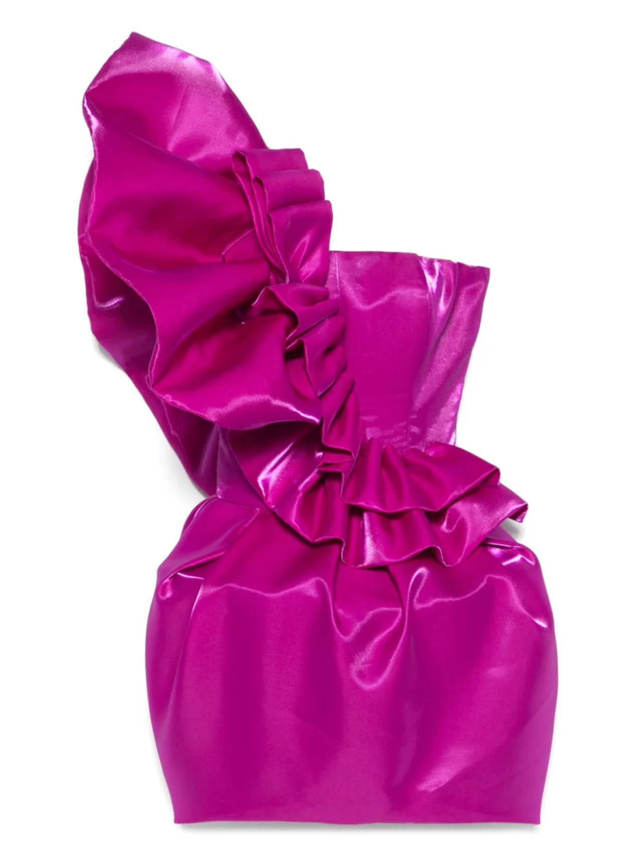 

Платье мини с оборками MITILIANE COUTURE, фиолетовый