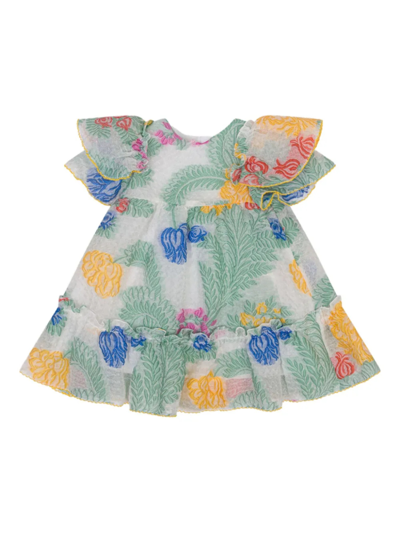 

Вышитое платье ETRO KIDS, зеленый