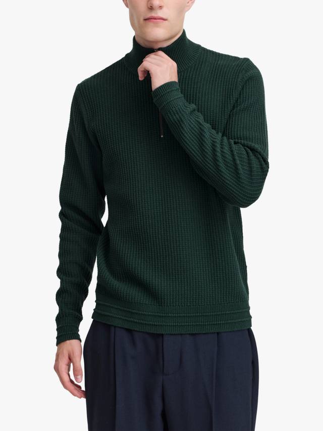 

Карловский структурированный полу-зип худи Casual Friday, Darkest Spruce