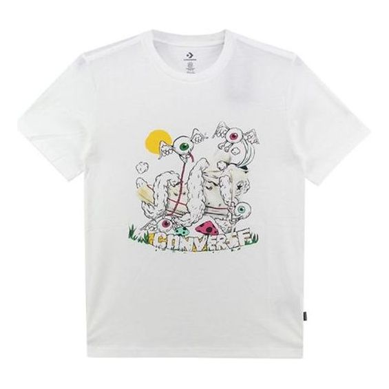 

Футболка monster chuck tee 'white' Converse, белый