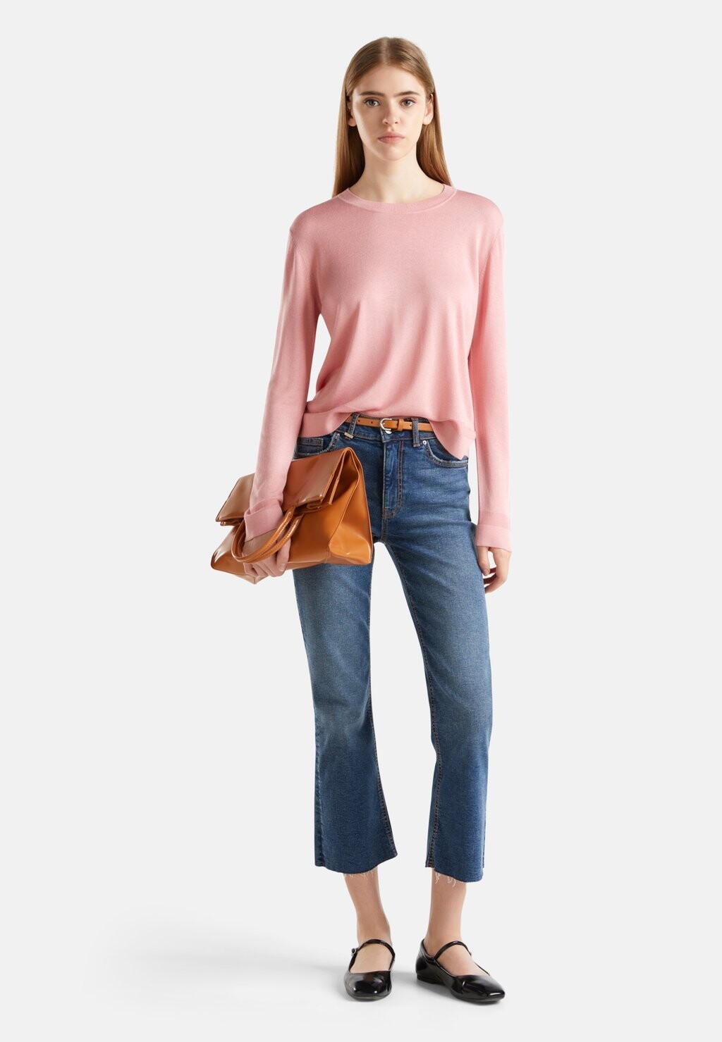 

Джемпер LONG SLEEVE United Colors of Benetton, розовый