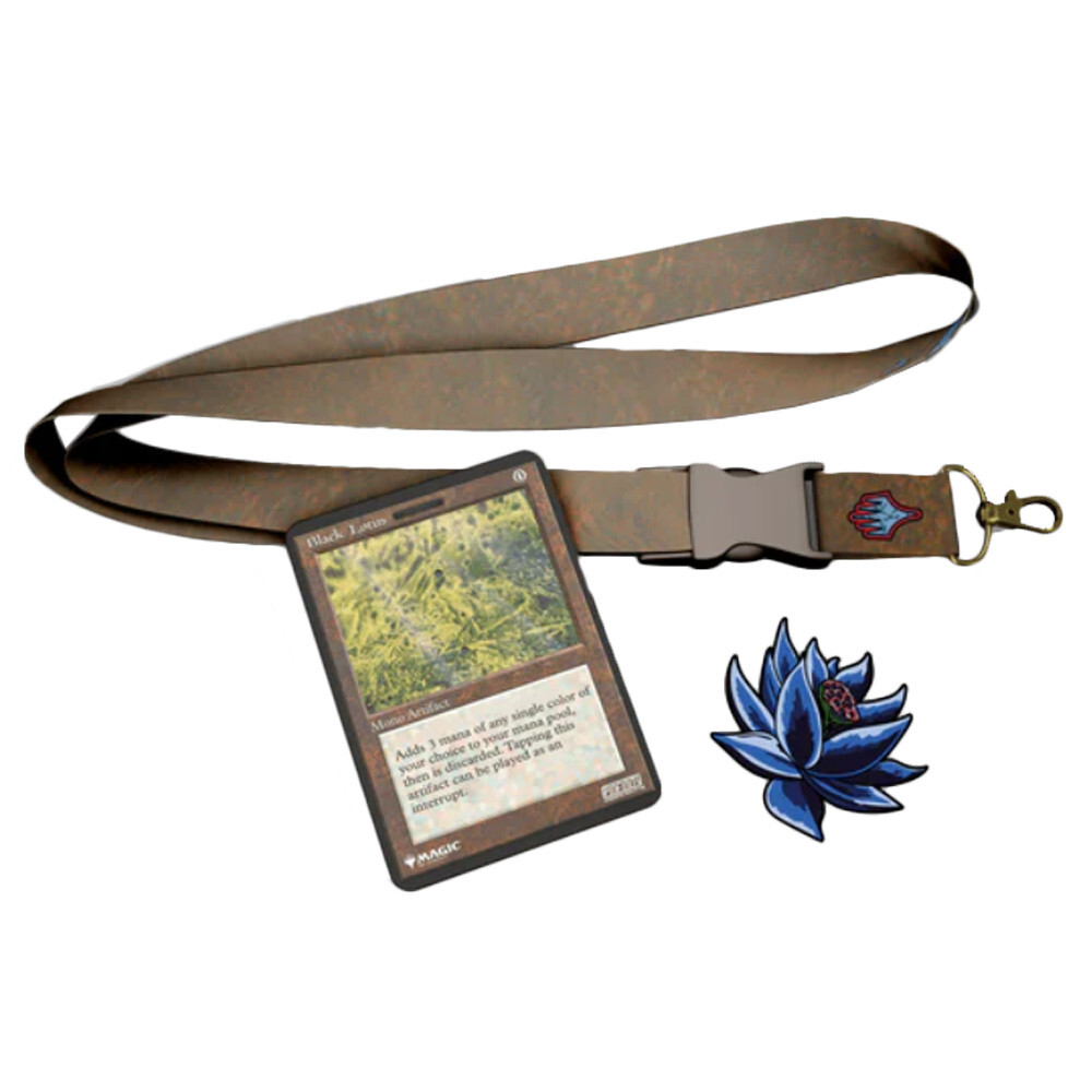 

Аксессуары Pinfinity MtG Augmented Realty Pin & Lanyard Set: Black Lotus