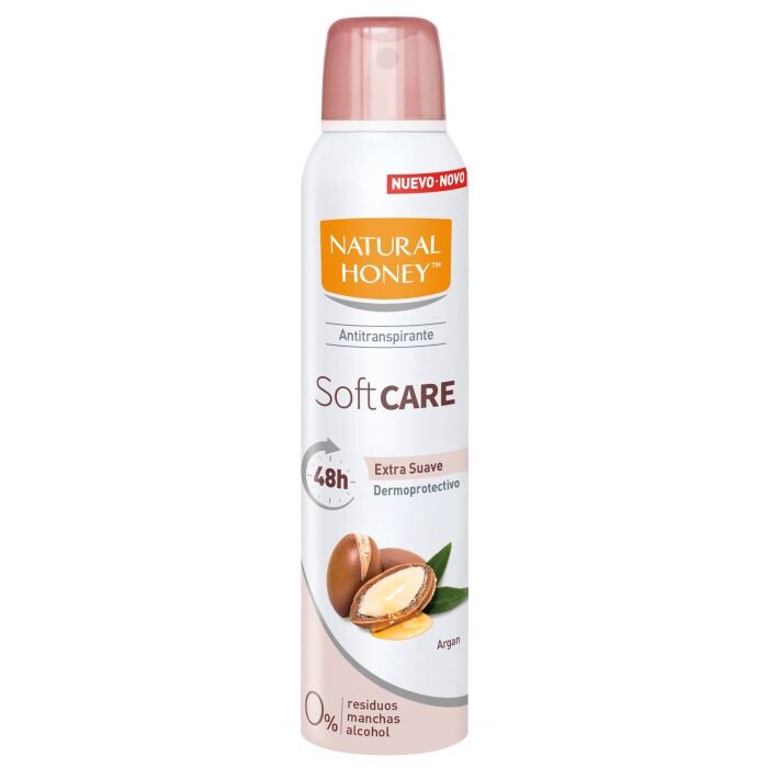 

Дезодорант Desodorante Antitranspirante Softcare Natural Honey, 200 ml