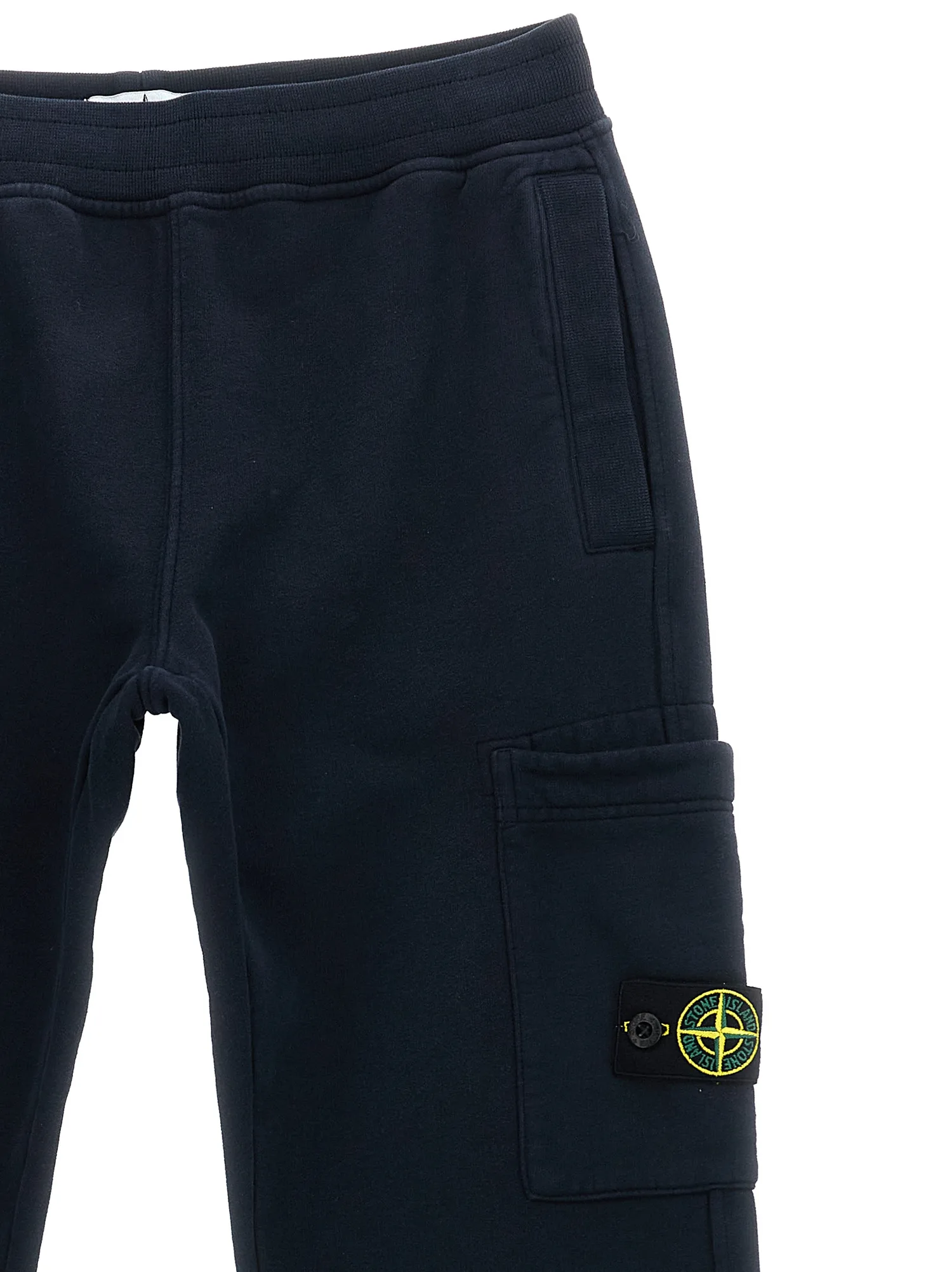 Бейдж с логотипом для джоггинга Stone Island Junior, синий — фото 3