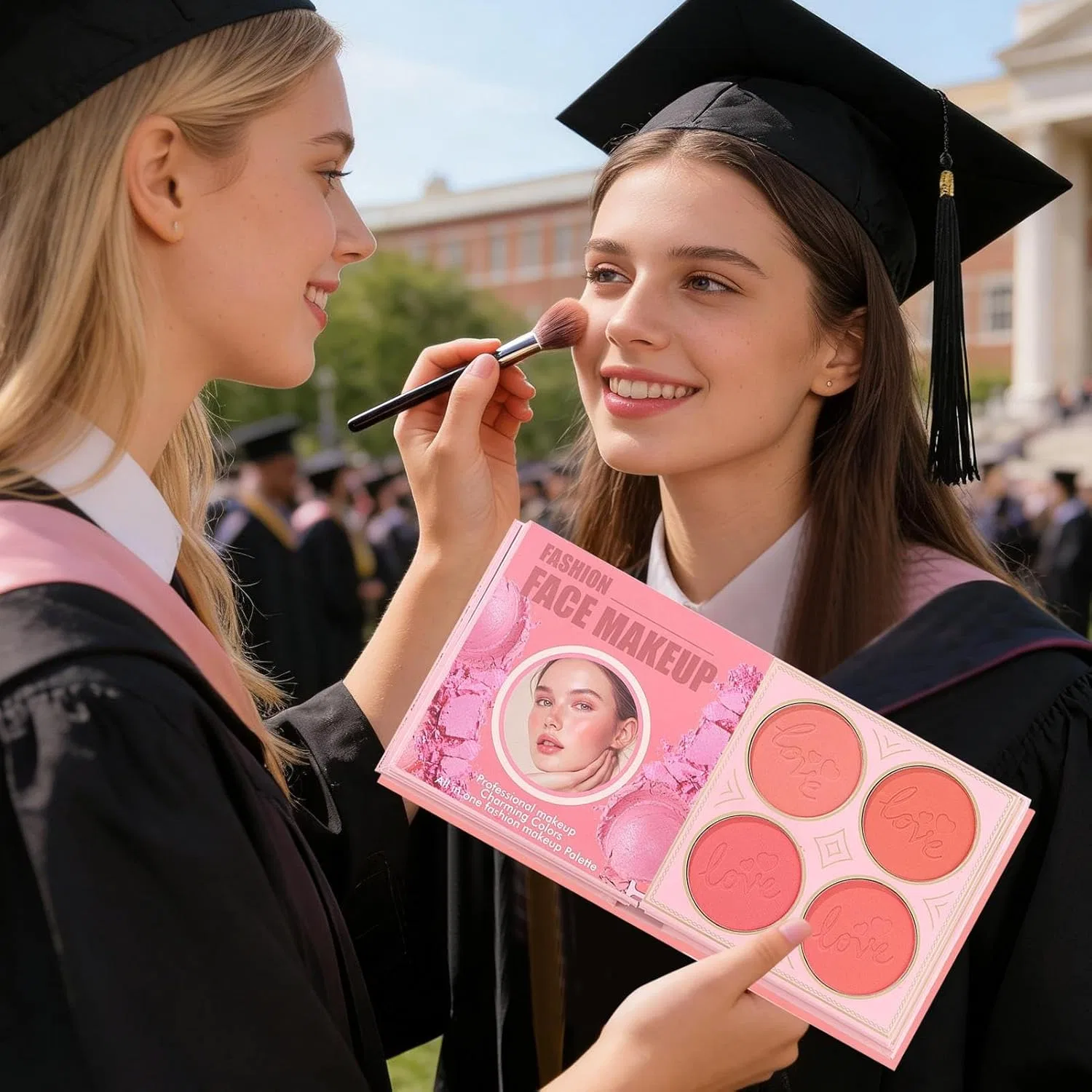 Палетка теней для век Makeup Palette, 1 шт., многоцветная — фото 3