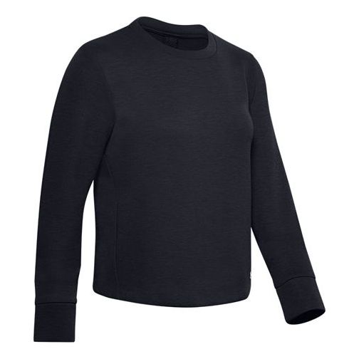 

Толстовка unstoppable back mesh zipper training pullover black Under Armour, черный