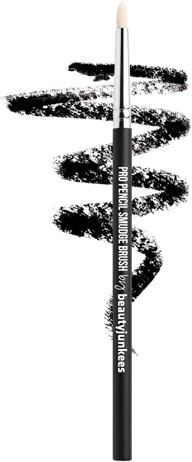 Кисть для макияжа глаз карандашная Beauty Junkees, 1 шт, черный