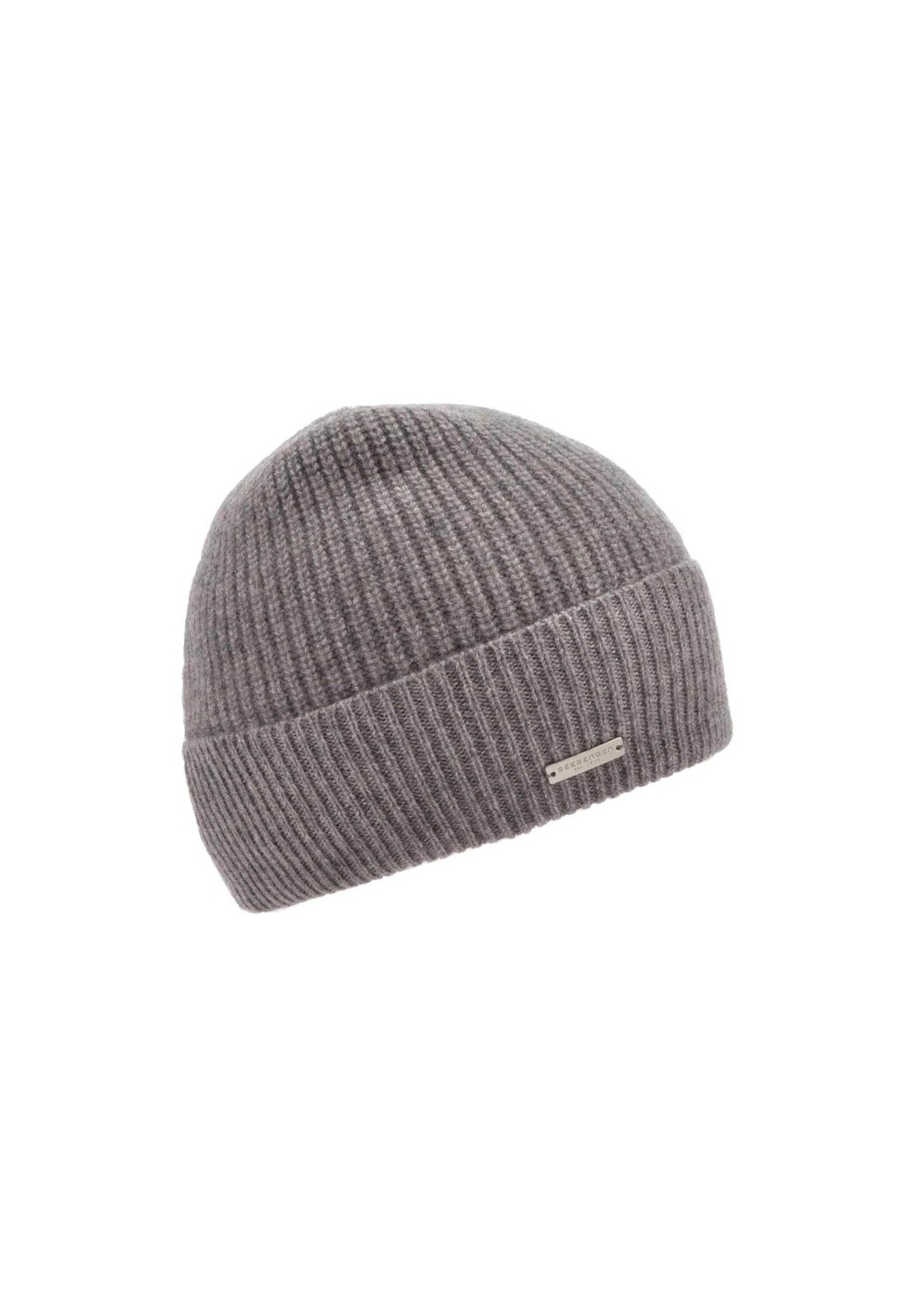 

Кашемировая шляпа с манжетами в рубчик 18300-2 SEEBERGER, цвет Taupe One Size
