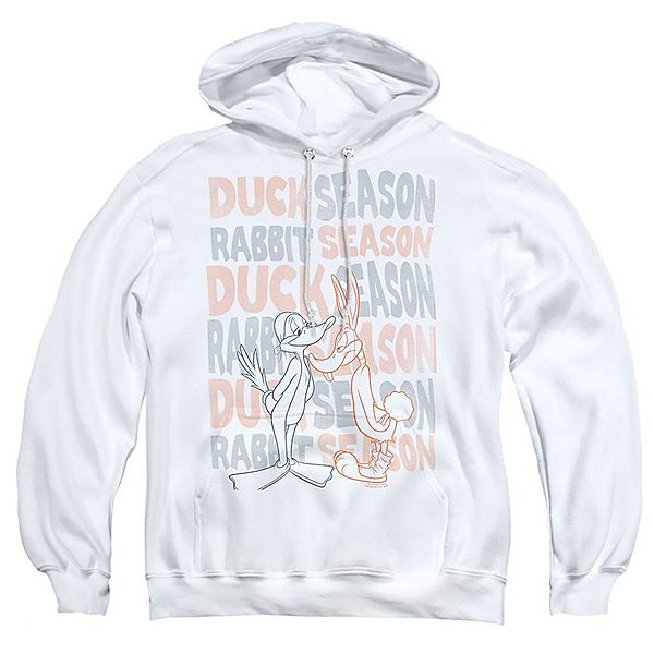 

Толстовка с капюшоном Looney Tunes Duck Season Rabbit Season Licensed Character