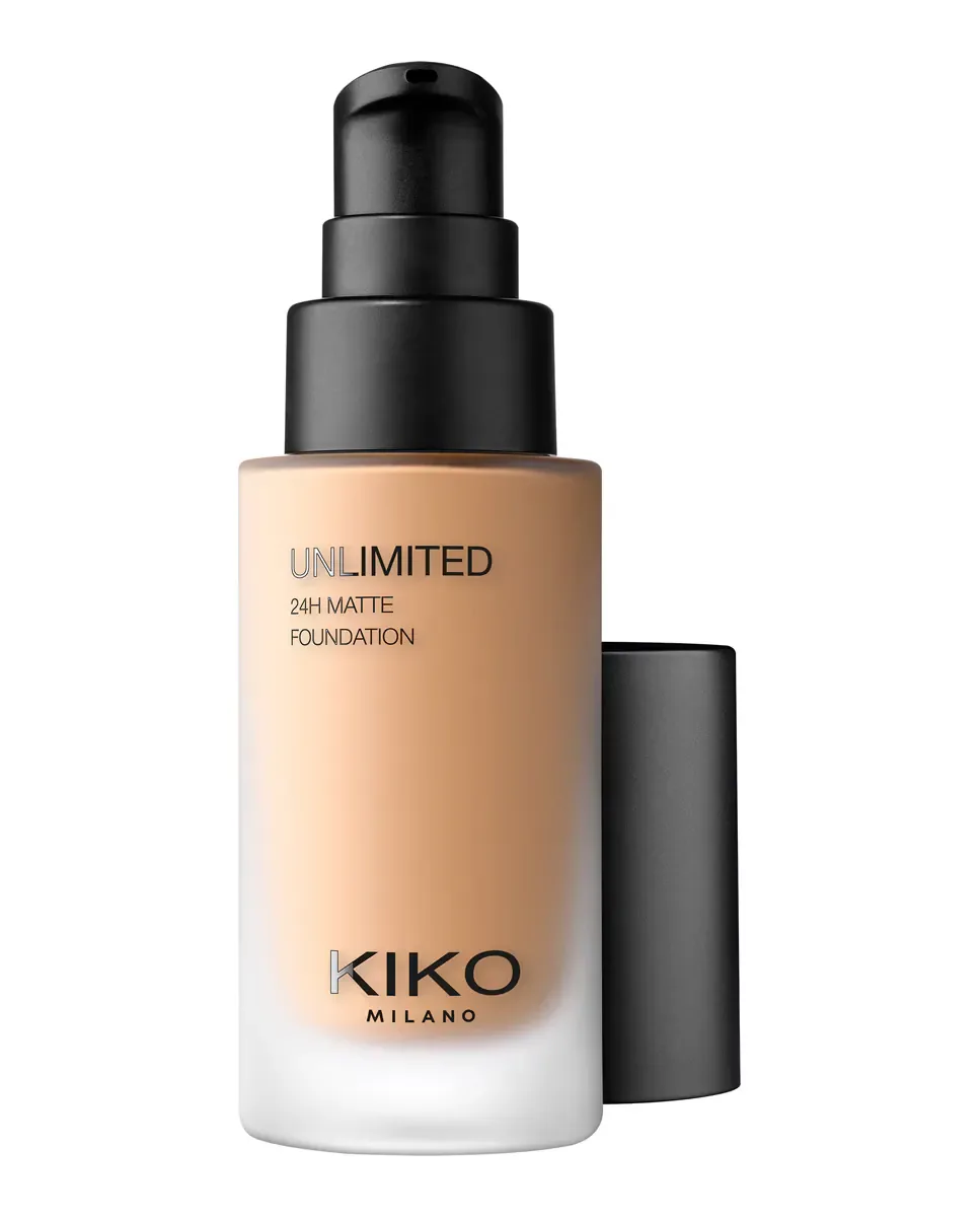 Матовая и жидкая основа для макияжа с длительностью до 24 часов Unlimited 24H Matte Foundation Kiko Milano, 6 Nr Neutral Rose