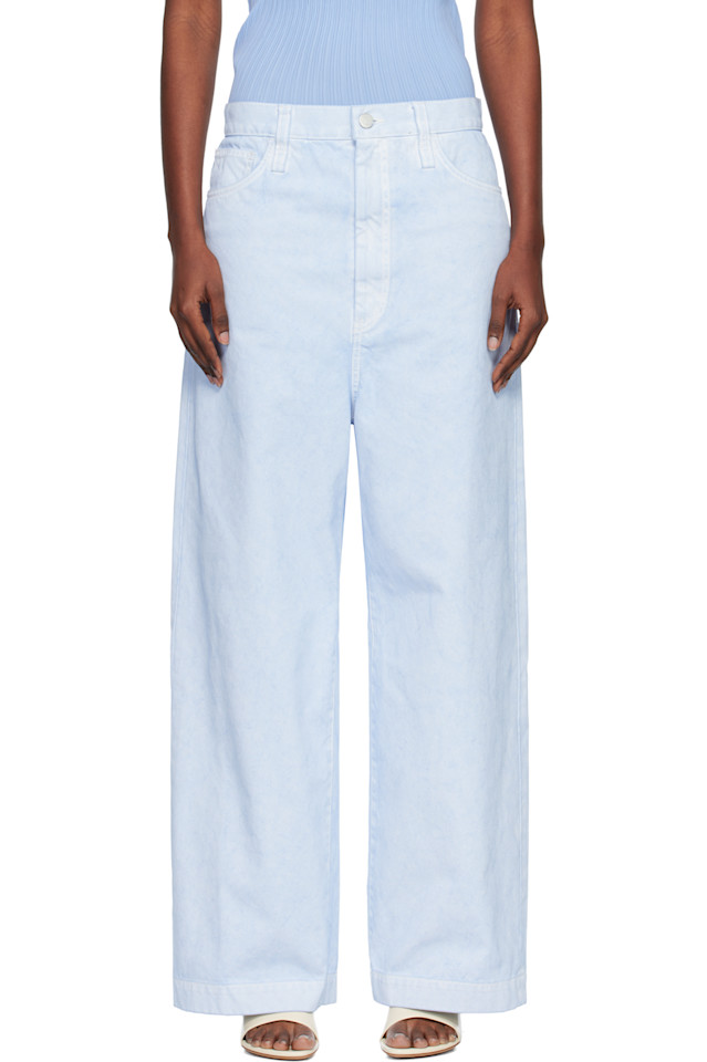 

Issey Miyake Синие скульптурные джинсы