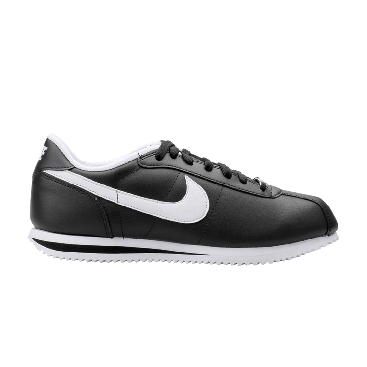 

Кроссовки Nike Cortez Basic Leather 'Black White', черный