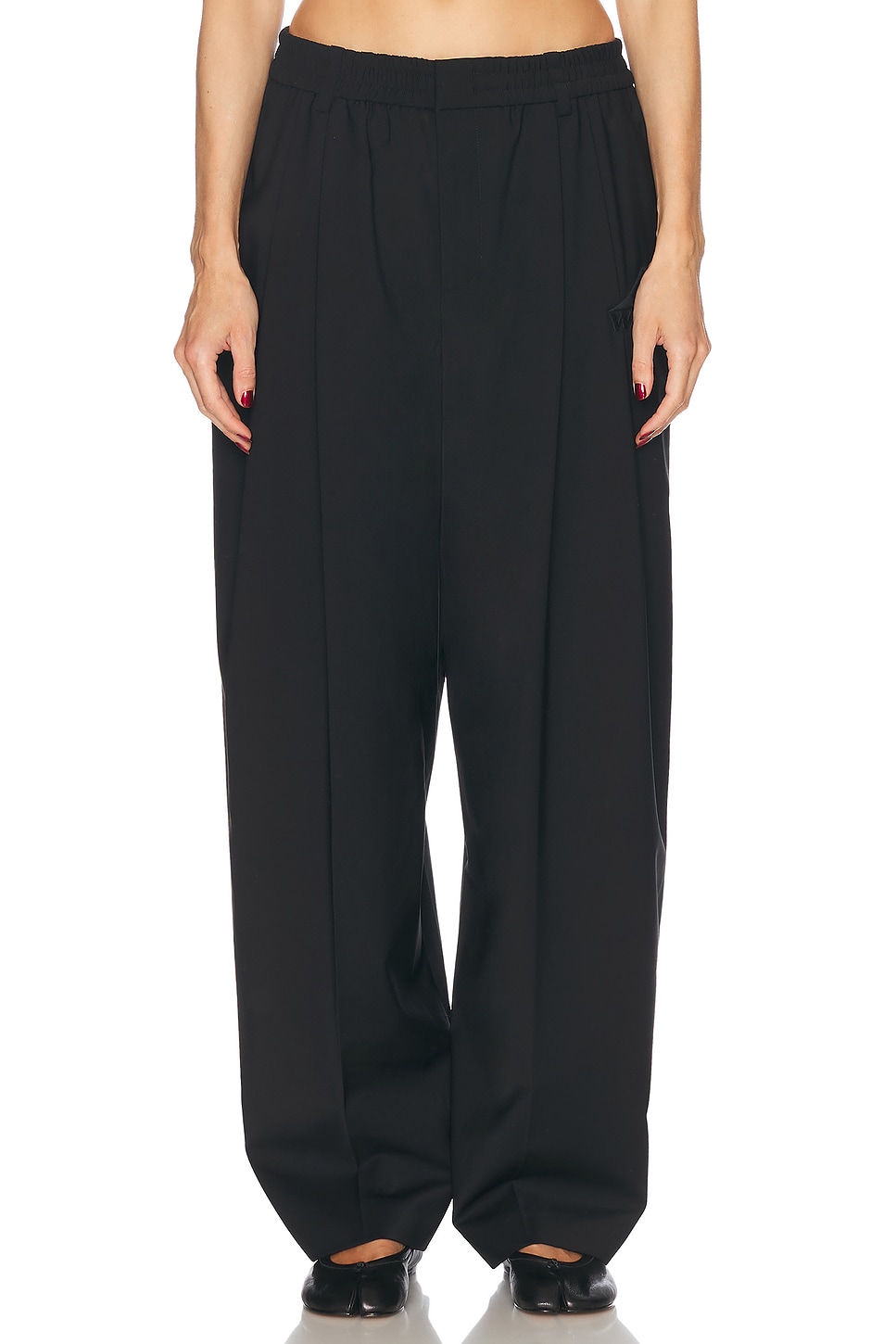 

Эластичные классические брюки Alexander Wang, Black