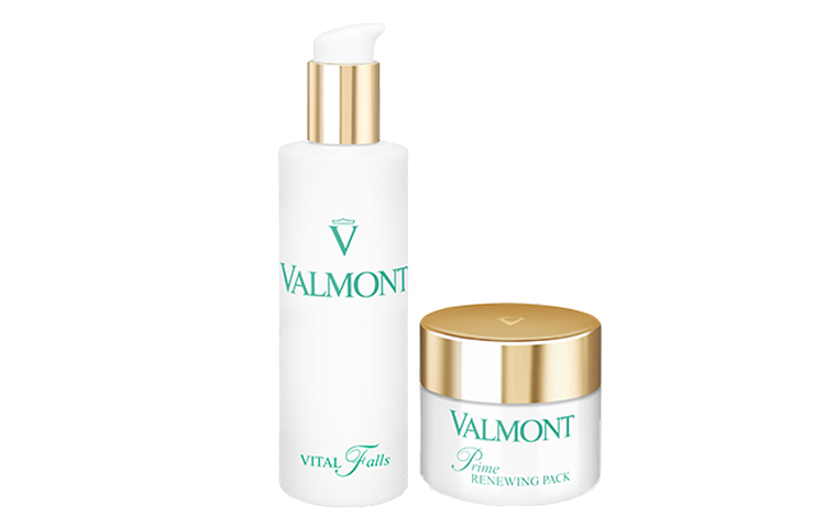 Набор для ухода за кожей Happiness Facial Mask Fountain Of Life, уменьшение морщин, увлажнение и питание Valmont, happiness facial mask 75ml+pure skin lotion 150ml — фото 2