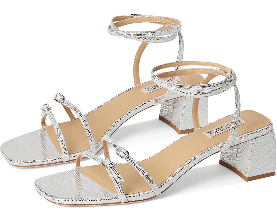Туфли Badgley Mischka Dania, цвет Silver Lizard