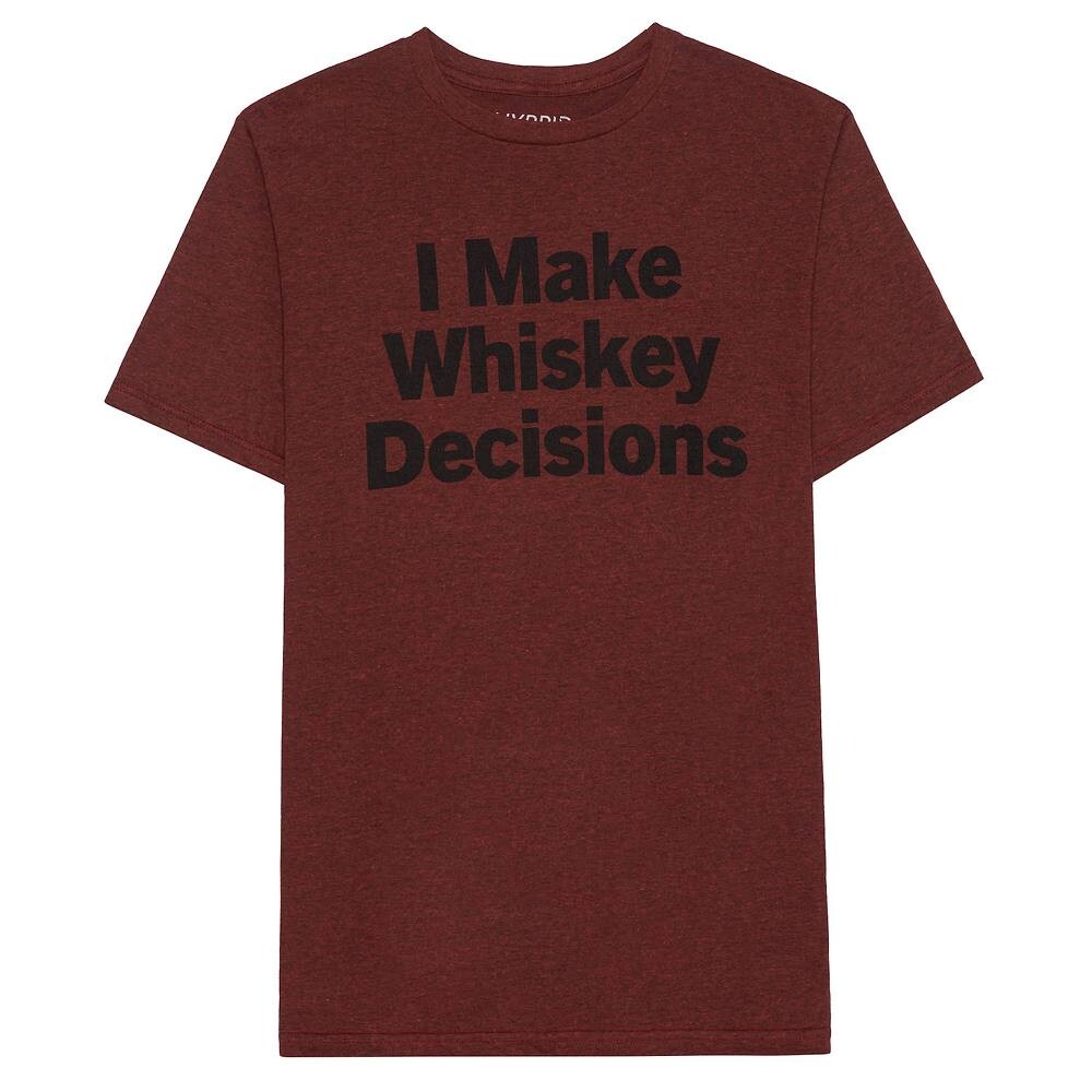 

Мужская футболка WHISKEY DECISIONS Licensed Character, цвет Brick