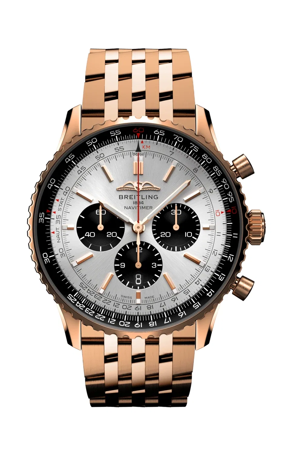 Navitimer B01 Хронограф 46 - RB0137241G1R1 BREITLING, золотой