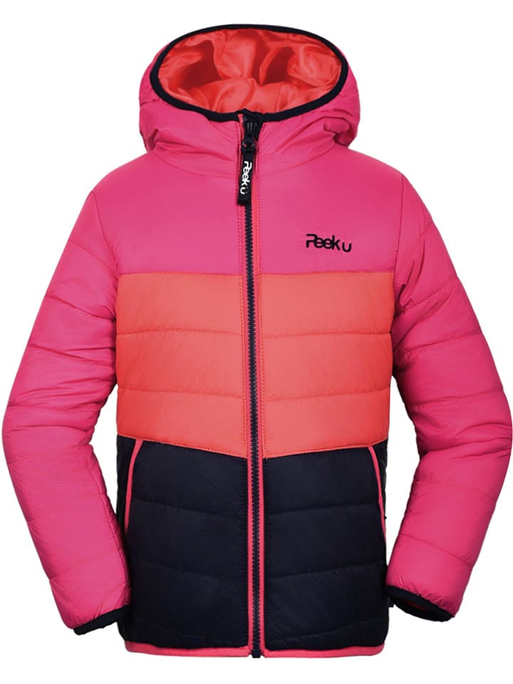 

Всесезонная стеганая куртка Прим розового цвета Peek U