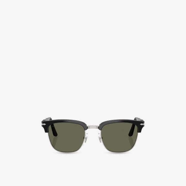

Солнцезащитные очки Persol поляризованные квадратной формы, черный