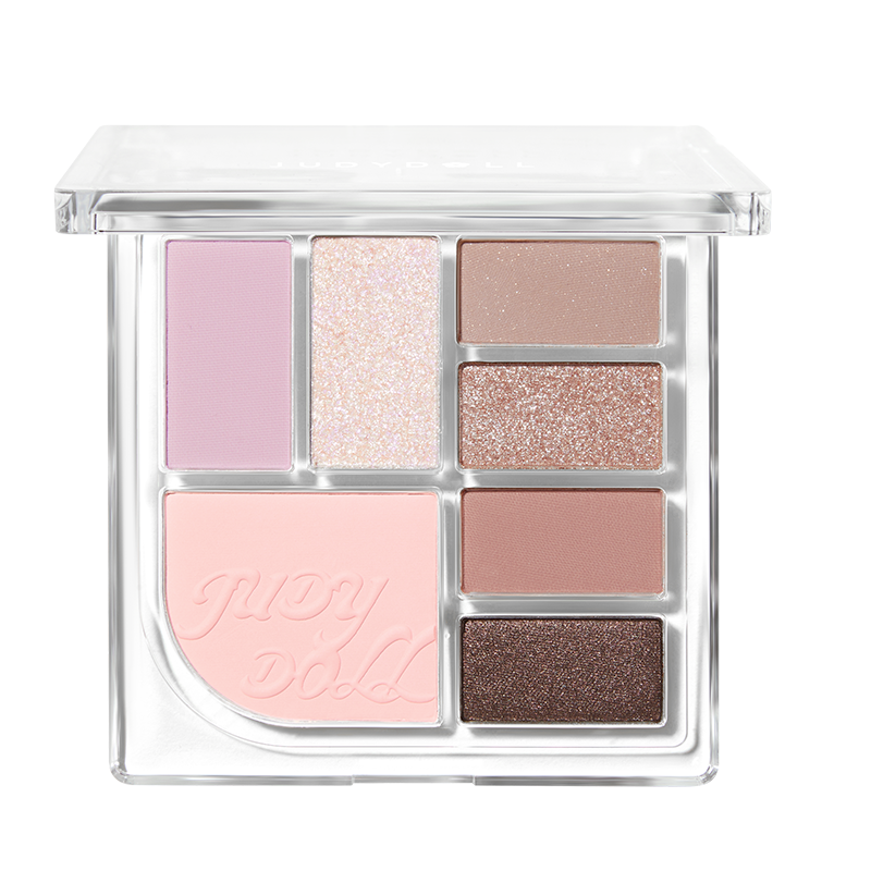 

Игривая палитра теней для век с семью цветами настроения легко растушевывается шиммер натуральный матовый перламутровый Judydoll