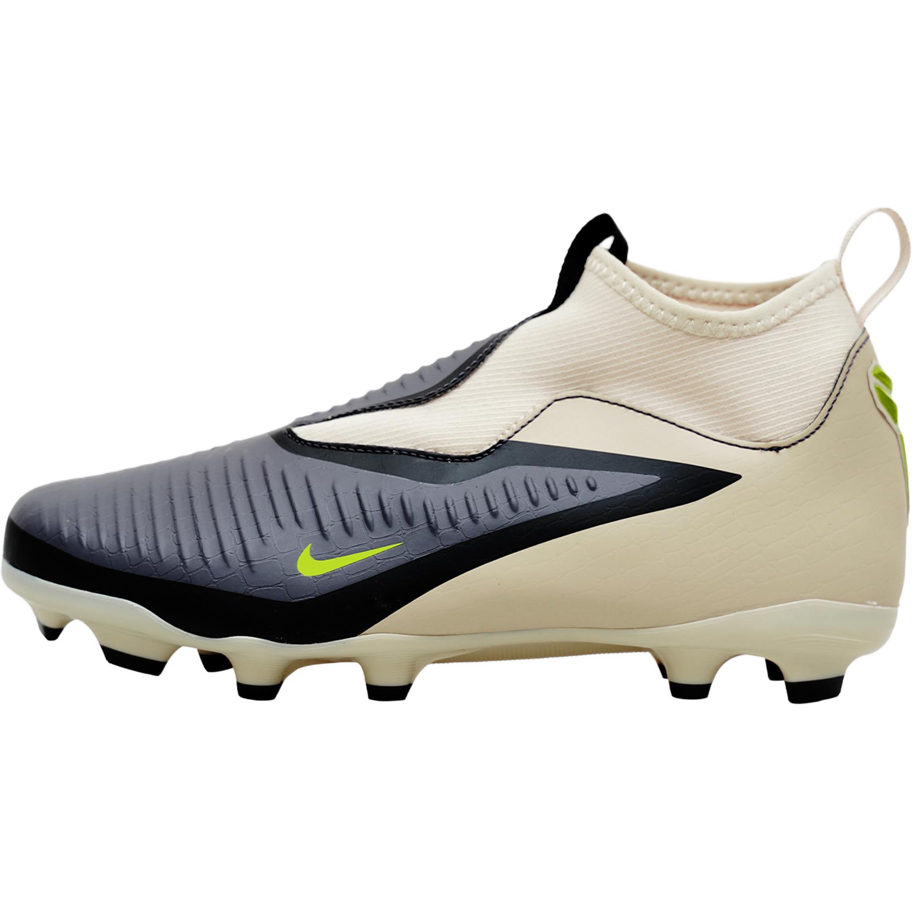 

Jr. Phantom 6 устойчивые к истиранию высокие детские футбольные бутсы черные Nike, черный/бежевый