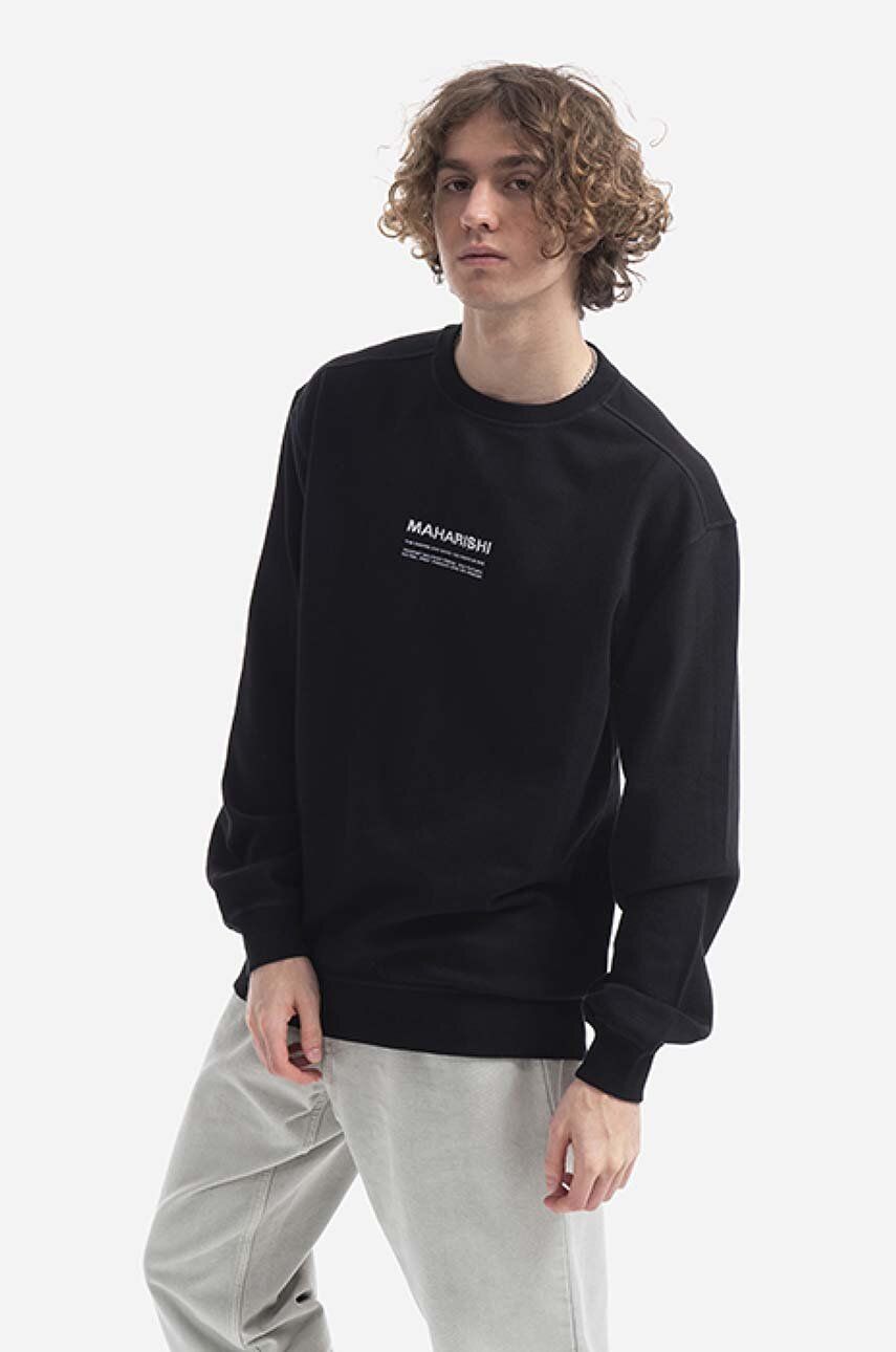 

Хлопковая толстовка Maharishi, черный