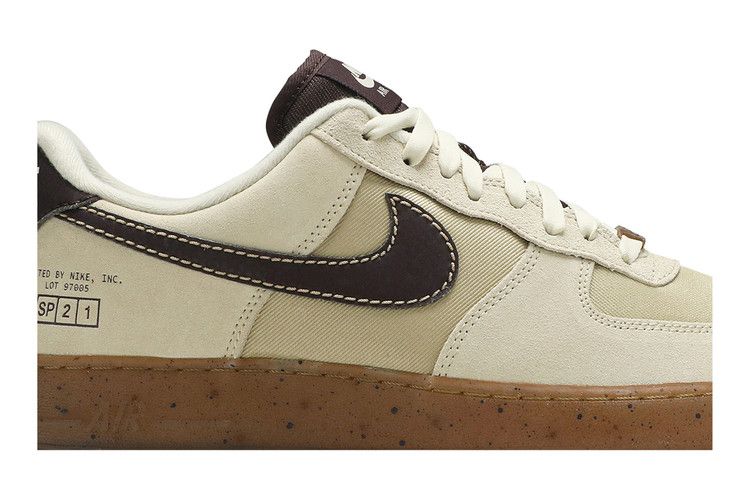 Кроссовки Nike Air Force 1 Low 'Coffee', кремовый — фото 3