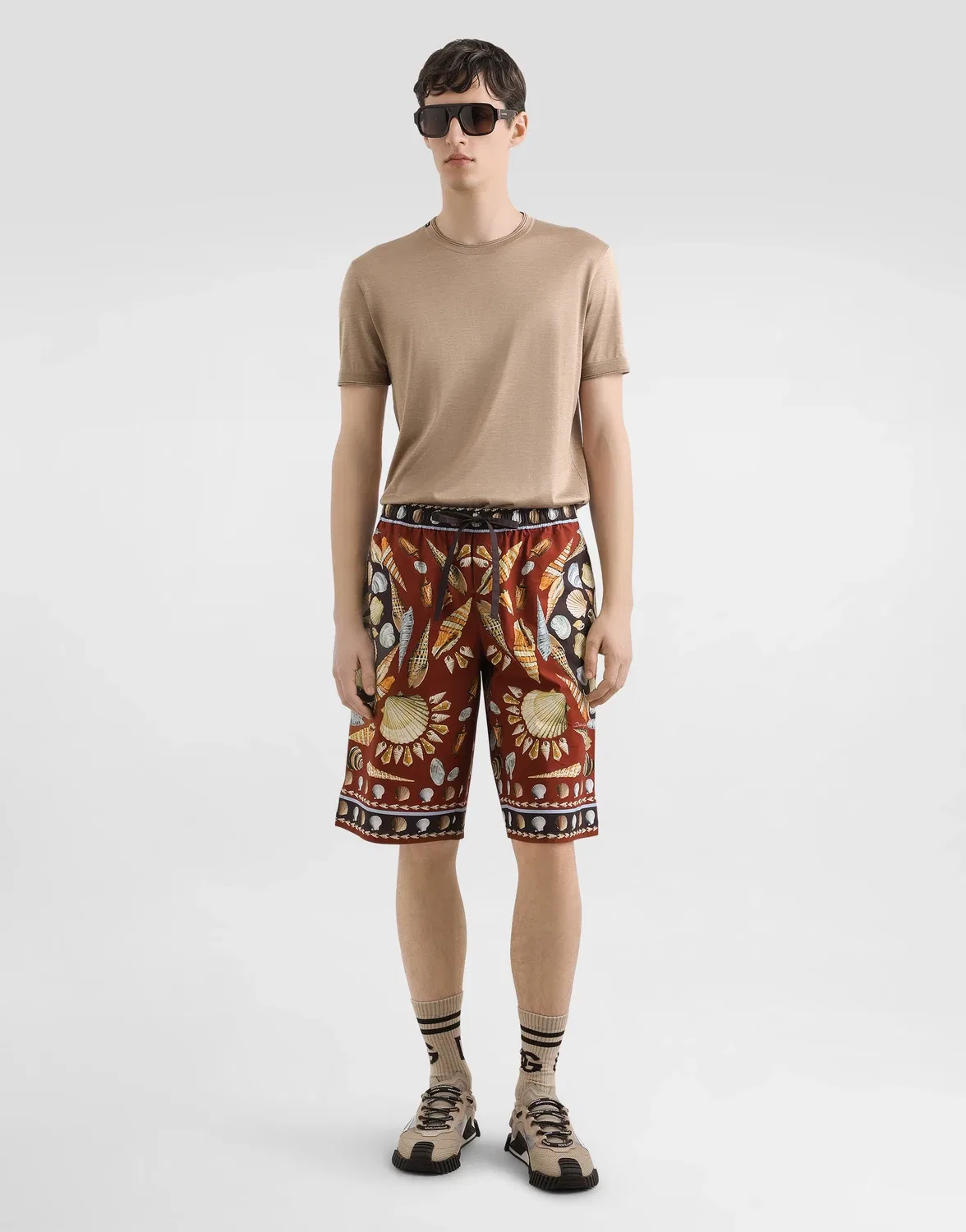 Шелковая футболка с короткими рукавами DOLCE & GABBANA, белый — фото 2