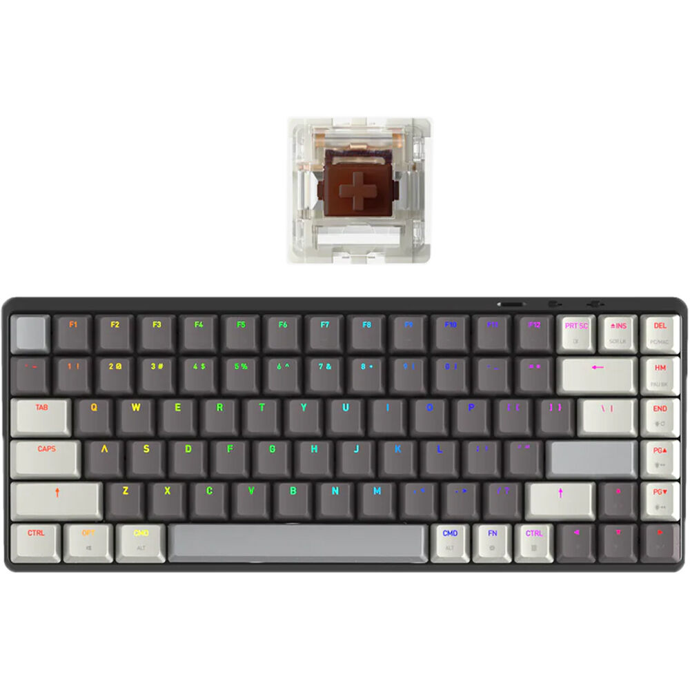 

Беспроводная механическая клавиатура AZIO Cascade Slim TKL с возможностью горячей замены (Galaxy Dark)