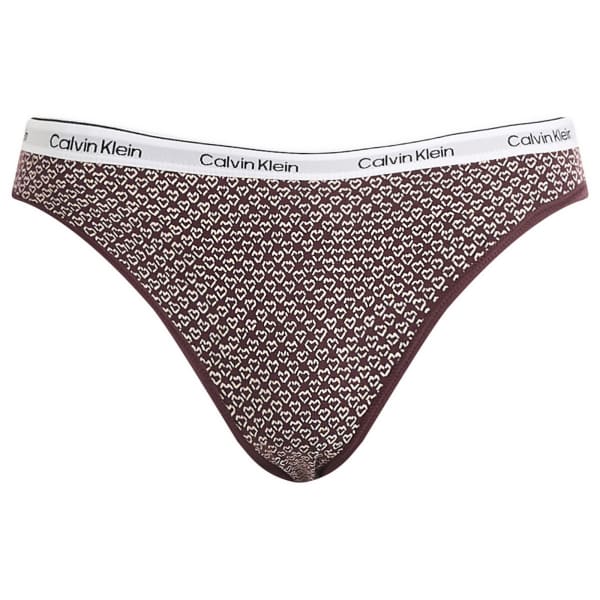 Трусики-Бикини Icon - комплект из 3 штук Calvin Klein, innuendo, темно-berry & белый — фото 2