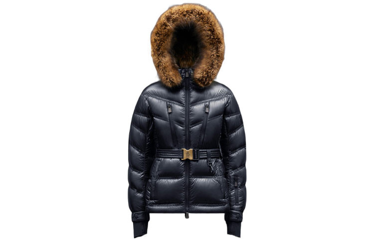 

Пуховик женский черный Moncler