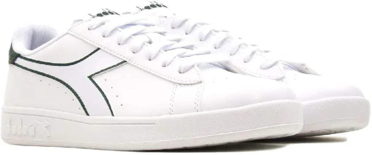Кроссовки Diadora Unisex Torneo Gymnastics Shoes, D1184 White Posy Green — фото 2