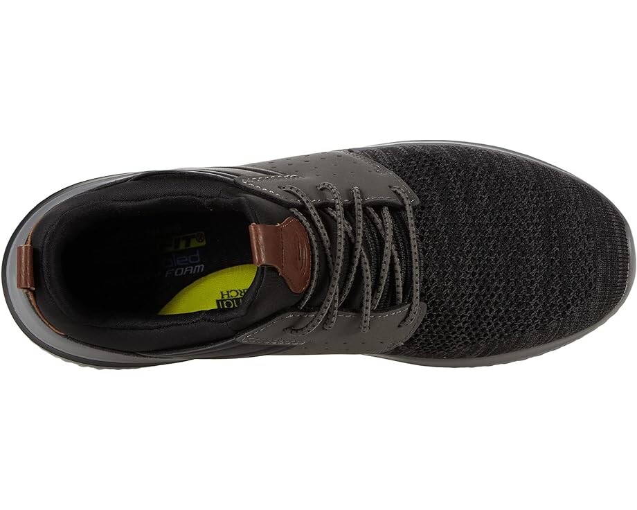 Кроссовки SKECHERS Delson 3.0 - Cicada, цвет Black/Gray — фото 2