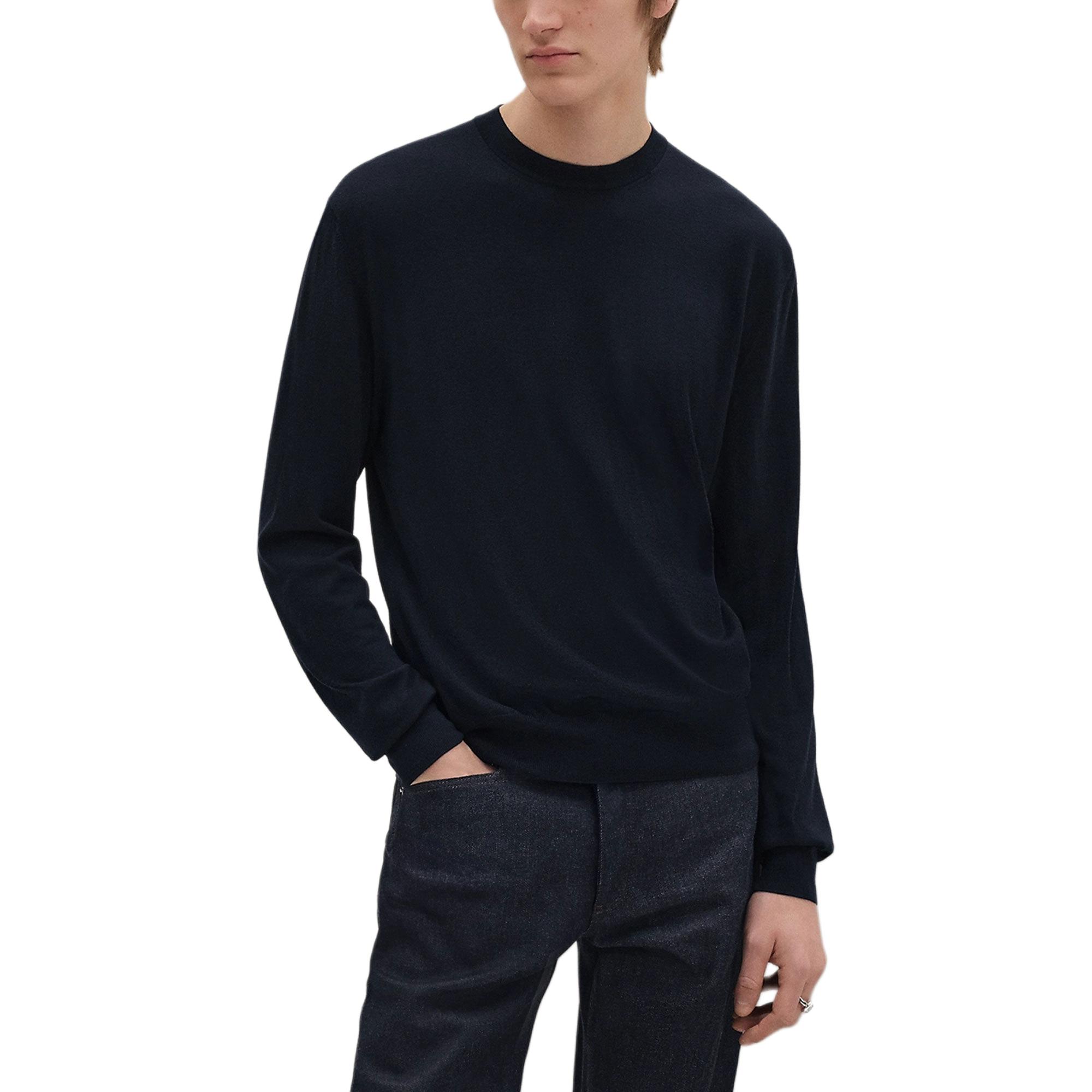 

HERMES Свитер мужской морской синий