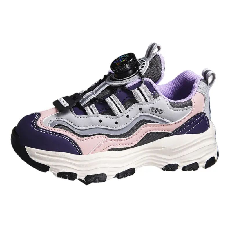 

Низкие детские кроссовки для повседневной носки. Дети 3–7 лет. MAIBUXIONG, розовый