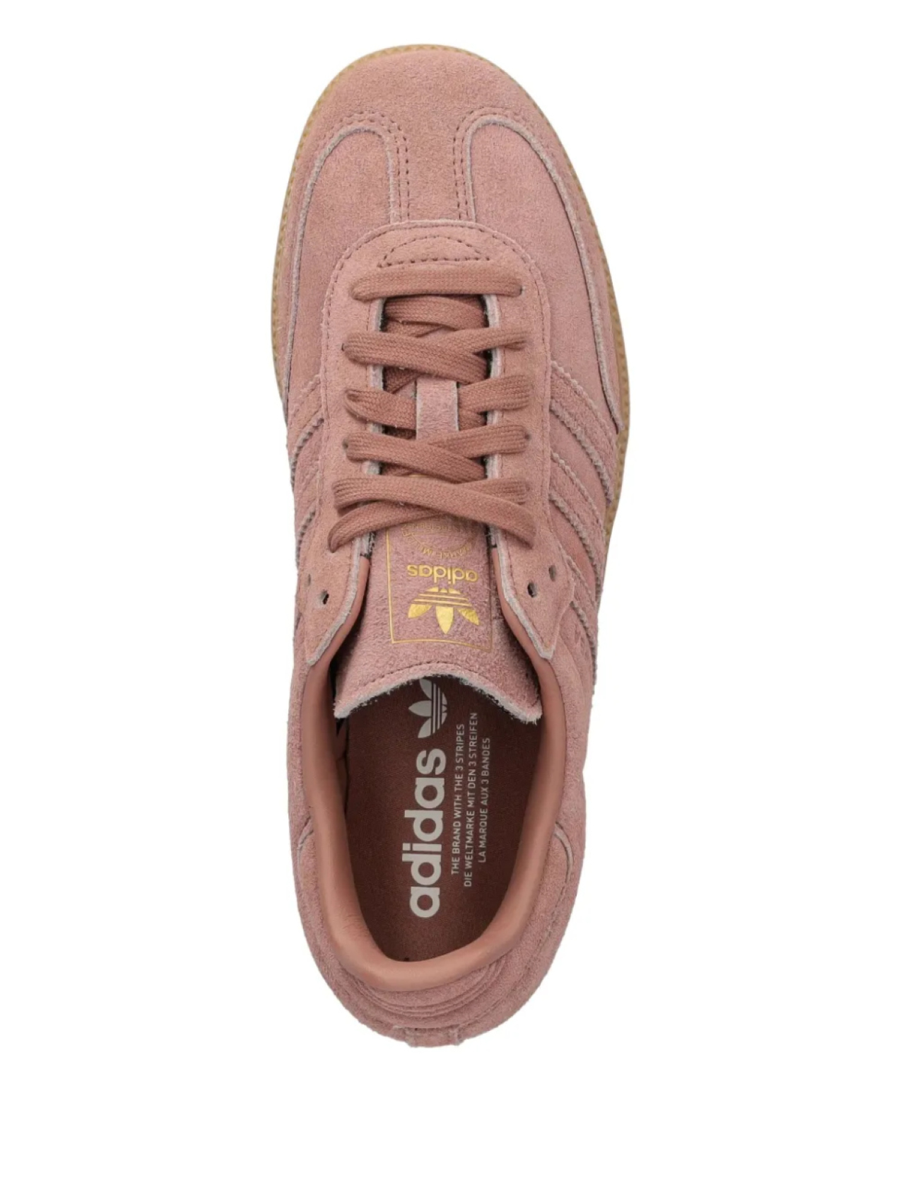 Кроссовки Adidas Samba, розовый — фото 4