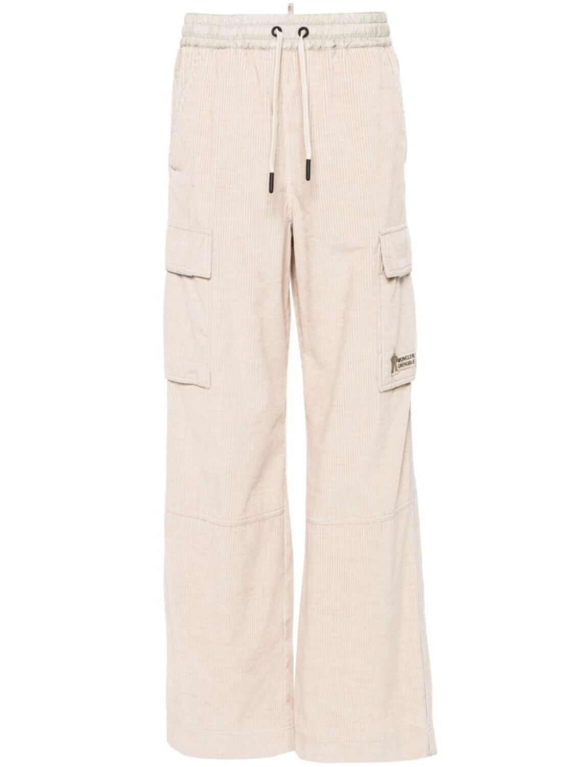 

Moncler Grenoble брюки с нашивкой-логотипом, розовый