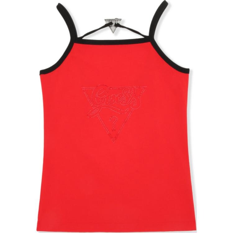 

YUEQI QI Co-branded Model Vest Women's Flame Red Guess